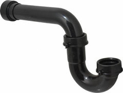 Federal Process - 1-1/2 Outside Diameter, P Trap with Solvent Weld Adapter - Black, ABS - Americas Tooling