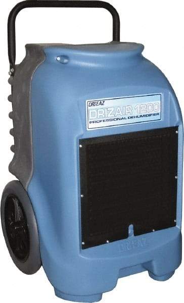 Dri-Eaz - 132 Pint Saturation Capacity, 6.4 Amp, Portable Dehumidifier - 19-1/2" Wide x 32" High x 19-1/2" Deep, 2 Pint Volume Capacity, 1 hp - Americas Tooling