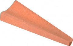 Norton - 6" Long x 2" Diam x 1/2" Thick, Aluminum Oxide Sharpening Stone - Round, Fine Grade - Americas Tooling