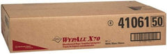 WypAll - X70 Dry Shop Towel/Industrial Wipes - 29-3/4" x 16" Sheet Size, White - Americas Tooling