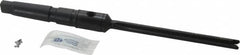 Allied Machine and Engineering - Series Y, 3/8 to 27/64" Diam, 2MT Taper Shank, Straight Flute Spade Drill - 4-3/8" Max Depth, 6-19/32" Body Length, 9-7/16" OAL, Extended Length, Through Coolant - Americas Tooling