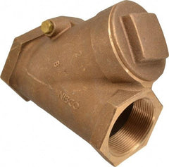 NIBCO - 2" Bronze Check Valve - Y-Pattern, FNPT x FNPT, 400 WOG - Americas Tooling