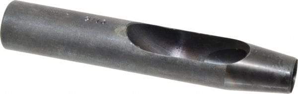 Made in USA - 3/8" Hollow Punch - 4" OAL, Steel - Americas Tooling