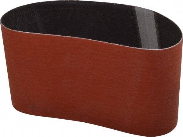 3M - 3-1/2" Wide x 15-1/2" OAL, 120 Grit, Ceramic Abrasive Belt - Ceramic, Fine, Coated, Y Weighted Cloth Backing, Wet/Dry, Series 777F - Americas Tooling