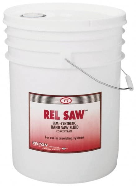 Relton - Rel Saw, 5 Gal Pail Sawing Fluid - Semisynthetic, For Cleaning - Americas Tooling