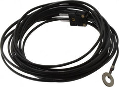 Thermo Electric - 0 to 221°F, J Surface, Thermocouple Probe - 25 Ft. Cable Length, Mini Connector, 15 Sec Response Time - Americas Tooling