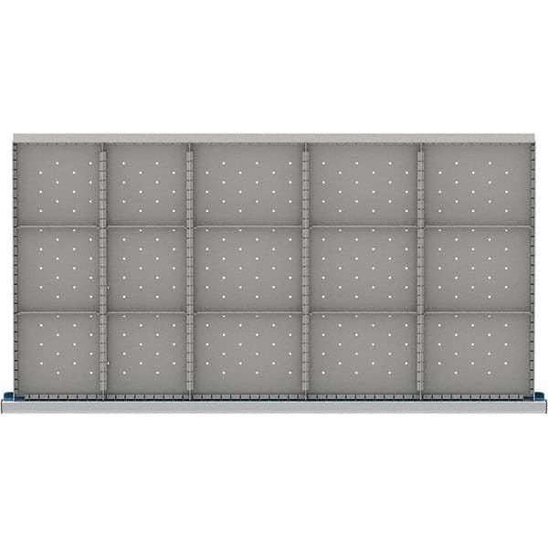 LISTA - 15-Compartment Drawer Divider Layout for 3.15" High Drawers - Americas Tooling