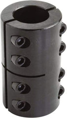 Climax Metal Products - 7/8" Inside x 1-5/8" Outside Diam, Two Piece Rigid Coupling without Keyway - 2-1/2" Long - Americas Tooling