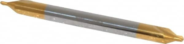 Hertel - #1 Plain Cut 60° Incl Angle Solid Carbide Combo Drill & Countersink - Americas Tooling