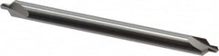 Hertel - #4 Plain Cut 90° Incl Angle Solid Carbide Combo Drill & Countersink - Americas Tooling