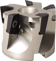 Seco - 7 Inserts, 160mm Cut Diam, 40mm Arbor Diam, 17mm Max Depth of Cut, Indexable Square-Shoulder Face Mill - 90° Lead Angle, 63mm High, XO.. 1806 Insert Compatibility, Series Power Turbo - Americas Tooling