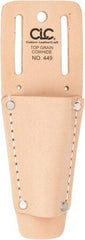 CLC - 1 Pocket Knife Holster - Leather, Tan - Americas Tooling