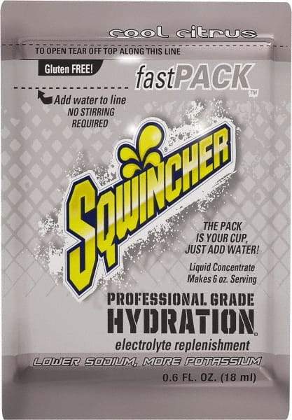 Sqwincher - Pack Cool Citrus Activity Drink - Liquid Concentrate, Yields 6 oz - Americas Tooling