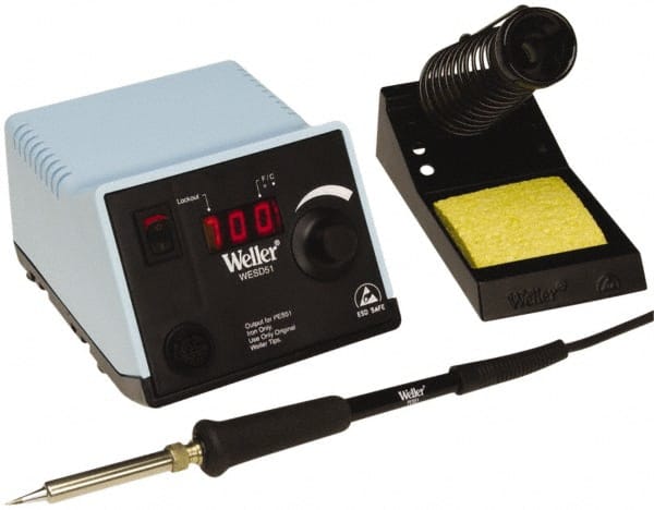 Value Collection - 120V Input 24V Output Volt, 50 Watt, Digital Soldering Station - Exact Industrial Supply