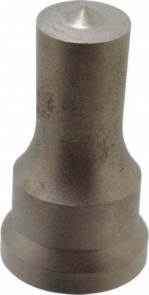 Cleveland Steel Tool - 3/4 Inch Diameter Round Ironworker Punch - 1-1/16 Inch Body Diameter, 1.24 Inch Head Diameter, 2-3/16 Inch Overall Length - Americas Tooling