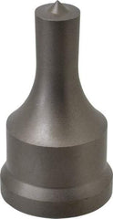 Cleveland Steel Tool - 17/32 Inch Diameter Round Ironworker Punch - 1-7/32 Inch Body Diameter, 1-3/8 Inch Head Diameter, 2-3/8 Inch Overall Length - Americas Tooling