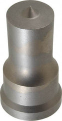 Cleveland Steel Tool - 1 Inch Diameter Round Ironworker Punch - 1-7/32 Inch Body Diameter, 1-3/8 Inch Head Diameter, 2-3/8 Inch Overall Length - Americas Tooling