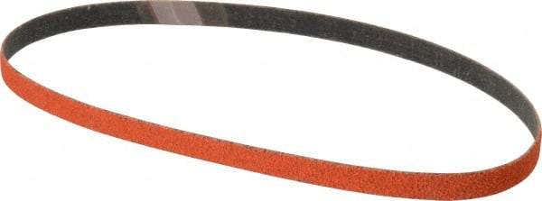 Norton - 1/2" Wide x 24" OAL, 40 Grit, Ceramic Abrasive Belt - Ceramic, Coarse, Coated, Y Weighted Cloth Backing, Series R980 - Americas Tooling