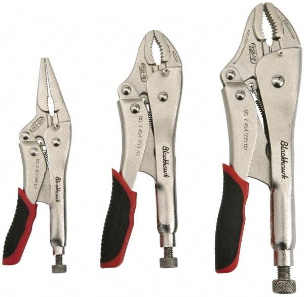 Blackhawk by Proto - 3 Piece Locking Plier Set - Comes in Pouch - Americas Tooling