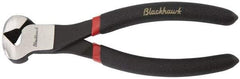 Blackhawk by Proto - 6-5/8" OAL, 12 AWG Capacity, End Cutting Pliers - 5/16" Jaw Length x 1-3/4" Jaw Width, Cushion Grip Handle - Americas Tooling