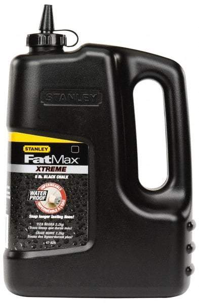 Stanley - 5 Lb Container Chalk Refill - Black - Americas Tooling