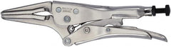 Proto - 6-7/8" OAL Long Nose Serrated Jaw Locking Pliers - 5/16" Jaw Width, 1-31/32" Jaw Depth - Americas Tooling