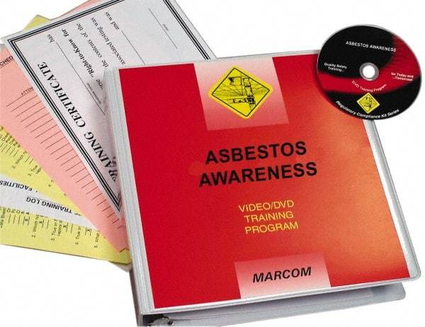 Marcom - Asbestos Awareness, Multimedia Training Kit - 14 Minute Run Time DVD, English and Spanish - Americas Tooling