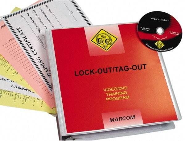 Marcom - Lockout, Tagout, Multimedia Training Kit - DVD, English - Americas Tooling