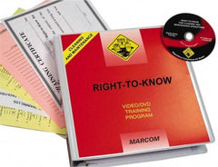 Marcom - Right to Know for Cleaning and Maintenance, Multimedia Training Kit - 21 Minute Run Time DVD, English and Spanish - Americas Tooling