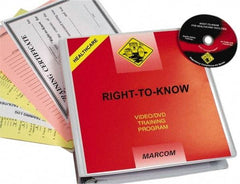 Marcom - Right to Know for Healthcare Facilities, Multimedia Training Kit - 21 Minute Run Time DVD, English and Spanish - Americas Tooling