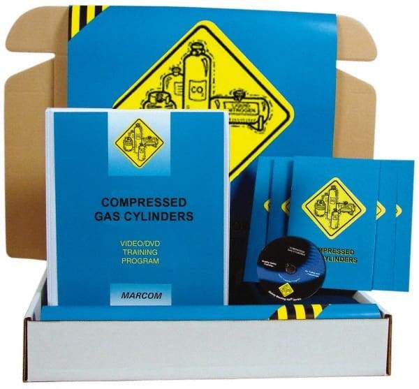 Marcom - Compressed Gas Cylinders, Multimedia Training Kit - 12 Minute Run Time DVD, English and Spanish - Americas Tooling