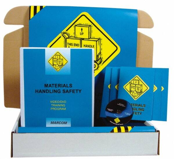 Marcom - Materials Handling Safety, Multimedia Training Kit - 14 Minute Run Time DVD, English and Spanish - Americas Tooling