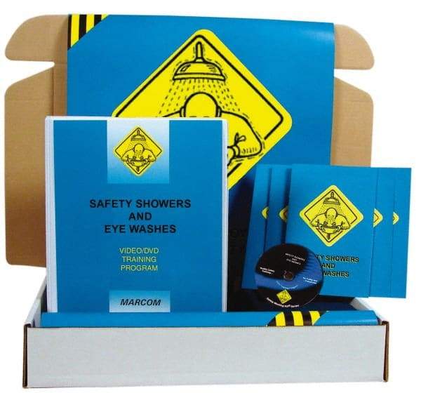 Marcom - Safety Showers and Eye Washes, Multimedia Training Kit - 12 Minute Run Time DVD, English and Spanish - Americas Tooling