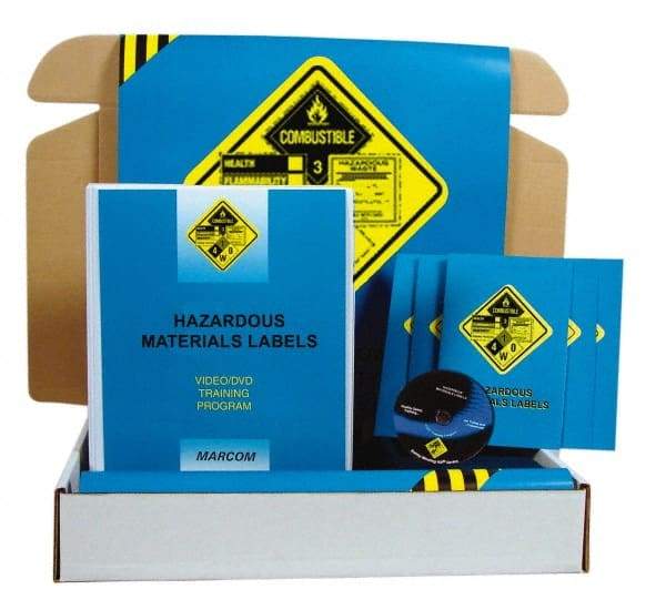 Marcom - Hazardous Materials Labels, Multimedia Training Kit - 22 Minute Run Time DVD, English and Spanish - Americas Tooling