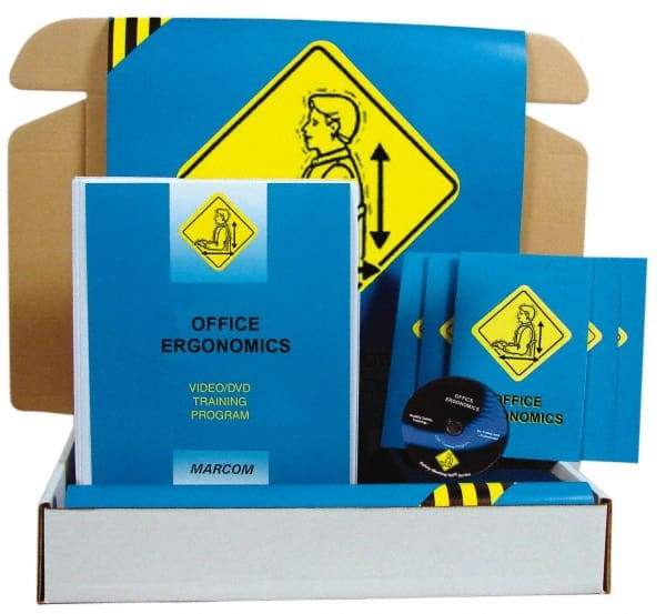 Marcom - Office Ergonomics, Multimedia Training Kit - 21 Minute Run Time DVD, English and Spanish - Americas Tooling