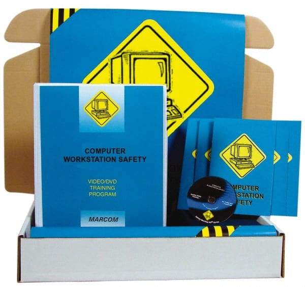 Marcom - Computer Workstation Safety, Multimedia Training Kit - 18 Minute Run Time DVD, English and Spanish - Americas Tooling