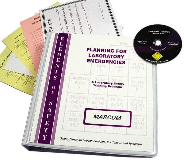 Marcom - Planning for Laboratory Emergencies, Multimedia Training Kit - DVD, English - Americas Tooling