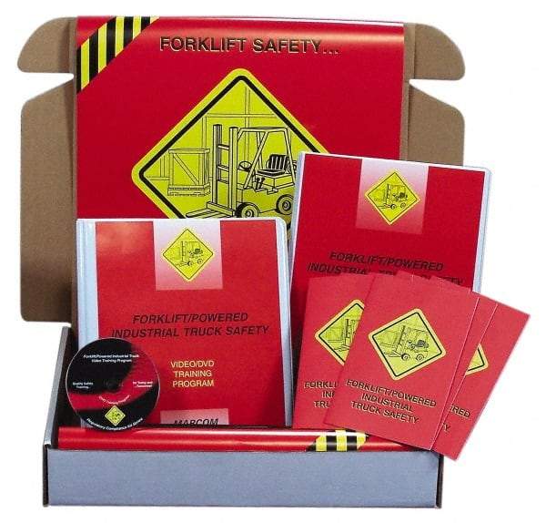 Marcom - Forklift, Powered Industrial Truck Safety, Multimedia Training Kit - 28 Minute Run Time DVD, English and Spanish - Americas Tooling