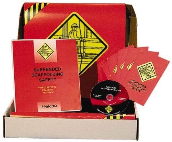 Marcom - Suspended Scaffolding Safety, Multimedia Training Kit - 20 Minute Run Time DVD, English and Spanish - Americas Tooling