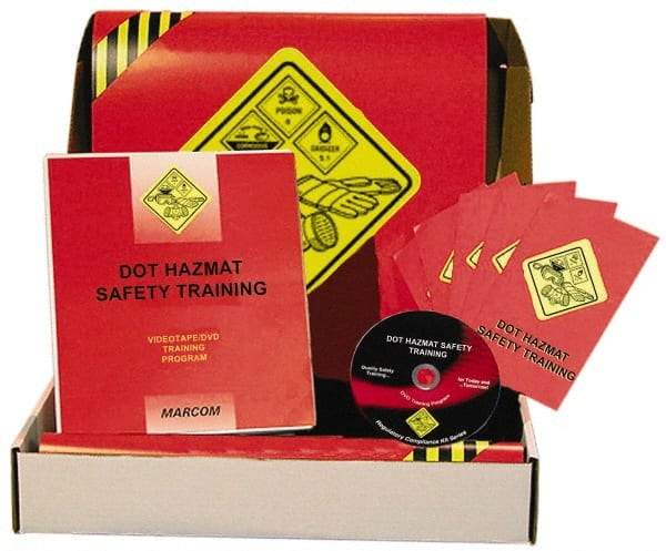 Marcom - DOT HazMat Safety, Multimedia Training Kit - 18 Minute Run Time DVD, English and Spanish - Americas Tooling