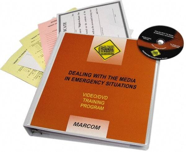 Marcom - Dealing with the Media in Emergency Situations, Multimedia Training Kit - 14 min Run Time DVD, English & Spanish - Americas Tooling