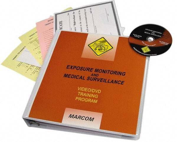 Marcom - Exposure Monitoring & Medical Surveillance, Multimedia Training Kit - 20 min Run Time DVD, English & Spanish - Americas Tooling