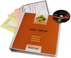 Marcom - HazMat Labeling, Multimedia Training Kit - 21 min Run Time DVD, English & Spanish - Americas Tooling