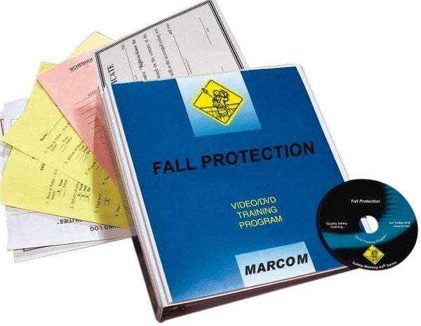 Marcom - Fall Protection, Multimedia Training Kit - 12 Minute Run Time DVD, English and Spanish - Americas Tooling