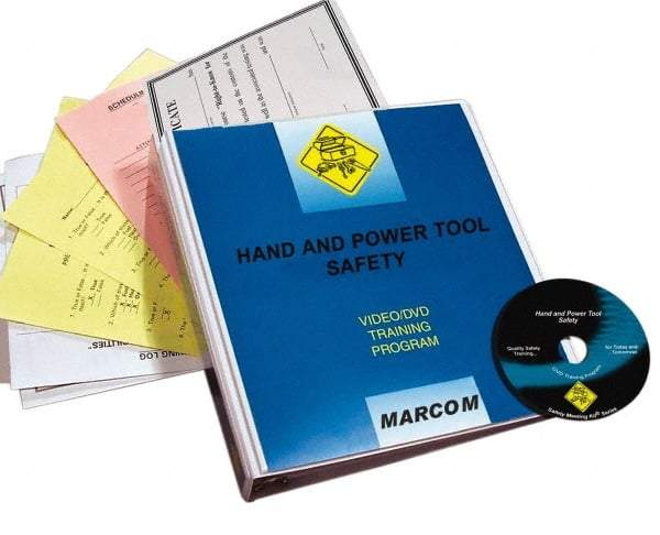 Marcom - Hand and Power Tool Safety, Multimedia Training Kit - 18 Minute Run Time DVD, English and Spanish - Americas Tooling