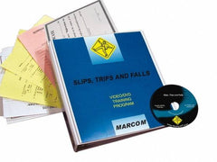 Marcom - Slips, Trips and Falls, Multimedia Training Kit - 17 Minute Run Time DVD, English and Spanish - Americas Tooling