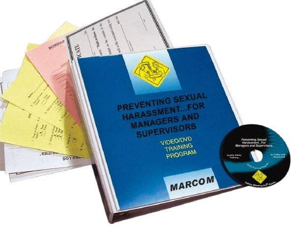 Marcom - Preventing Sexual Harassment for Managers and Supervisors, Multimedia Training Kit - 16 Minute Run Time DVD, English and Spanish - Americas Tooling