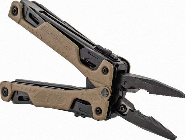 Leatherman - 16 Piece, Multi-Tool Set - Coyote Tan, 6-1/2" OAL, 4-1/2" Closed Length - Americas Tooling