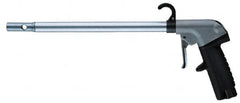 Guardair - 120 Max psi High Power Venturi Nozzle Pistol Grip Blow Gun - 3/8 NPT, 6" Tube Length, Aluminum - Americas Tooling