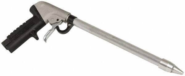 Guardair - 120 Max psi Whisper Jet Pistol Grip Blow Gun - 3/8 NPT, 12" Tube Length, Aluminum - Americas Tooling